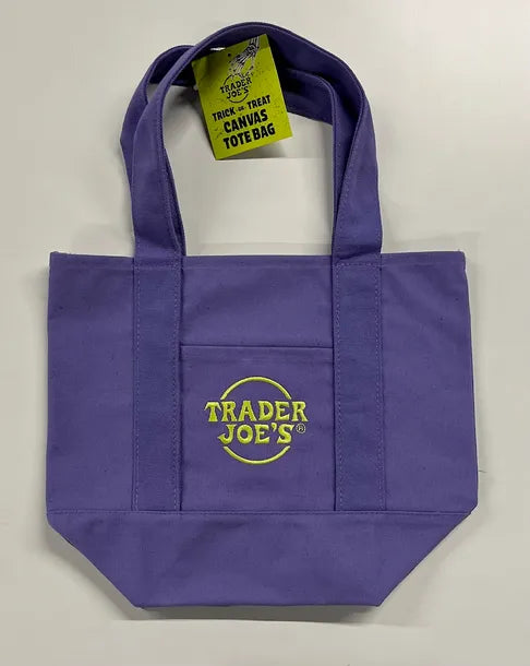 🆓🎁贈品(10.19.25)🎁下單贈品🎁Trader Joe‘s Trick-or-Treat Mini Canvas Tote Bags 顏色: 4️⃣選1️⃣