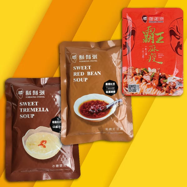 鬍鬚張 麻辣點點甜盒6包裝 (霸王麻瘦*3.冰糖銀耳*2.黑糖紅豆*1)