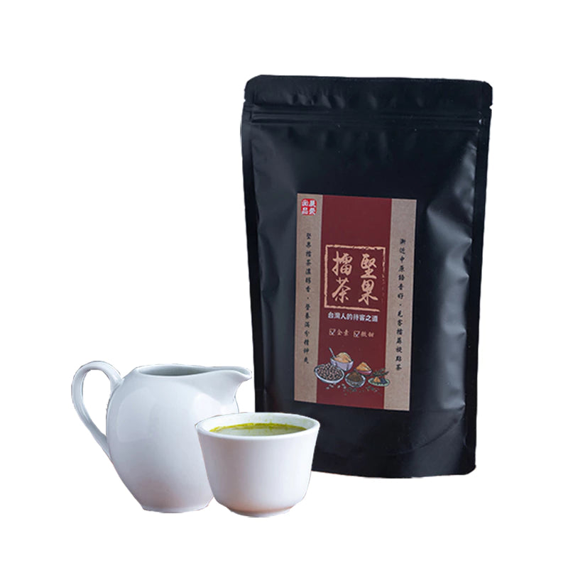 【 展榮商號 堅果擂茶 】 堅果口感 客家擂茶 創新口味 使用佐藤園抹茶
