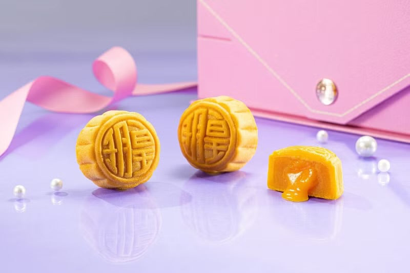 【香港皇玥】流心奶黃月餅禮盒(一盒8入)‼️預購商品: 09.08.25開始出貨‼️