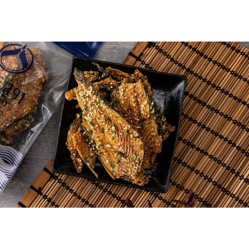 【澎玉191】青蔥魚骨酥 150克 | 鹹香酥脆美味(150g)