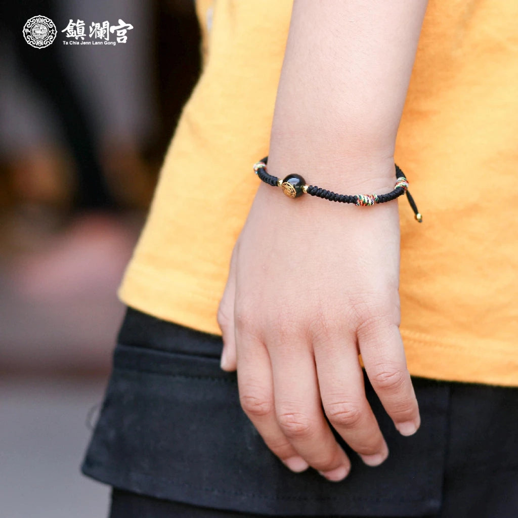 【鎮瀾宮×天后】避邪寶寶守護平安手繩|黑色(1入)
