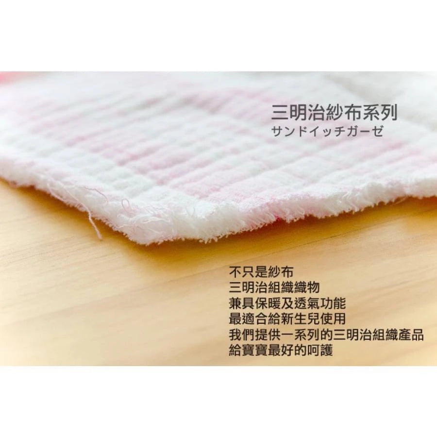 台灣興隆毛巾 三明治童玩兒童被 (粉/藍)