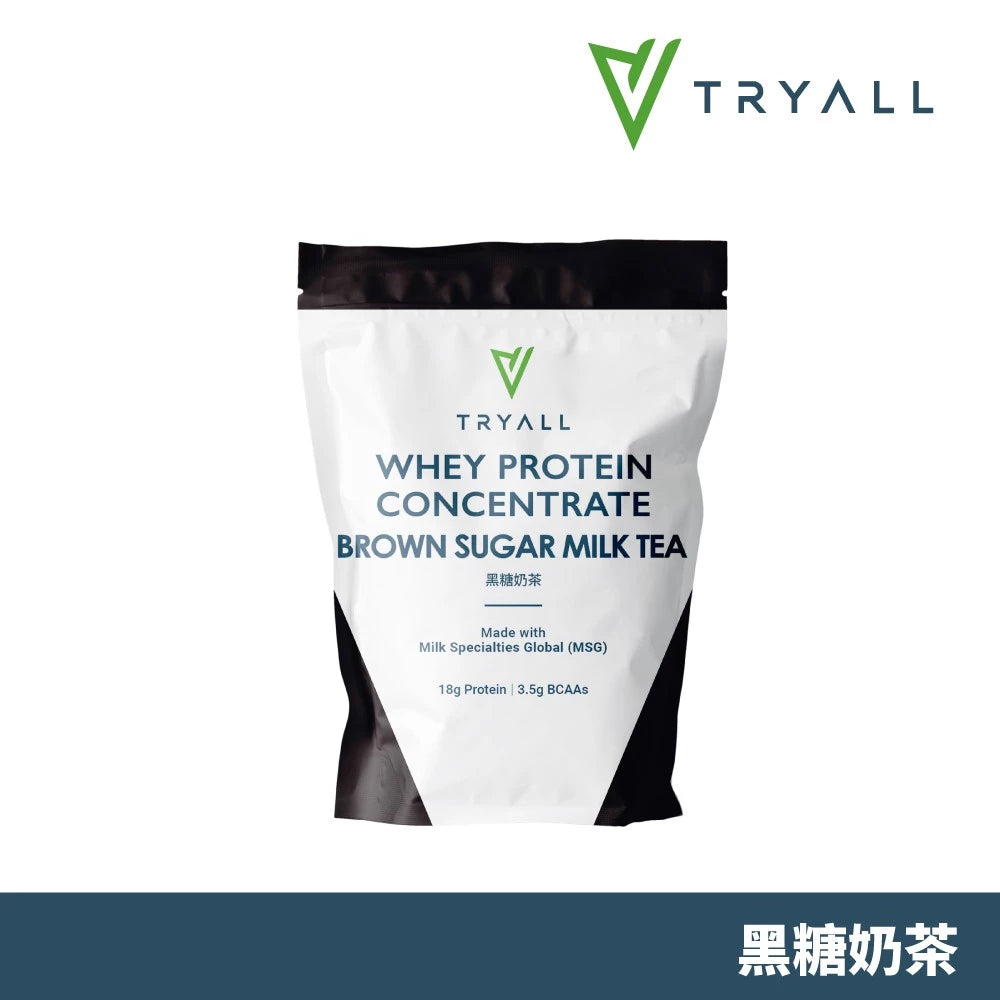 TRYALL 濃縮乳清蛋白粉 500g/袋 口味任選 濃縮/分離 乳清 蛋白 健身(500g*包)