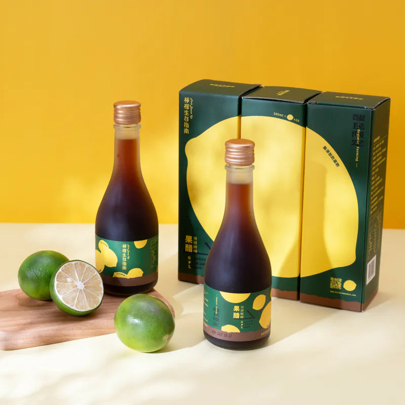 檸檬生存指南 【新裝上市】元氣檸檬|微酵鮮檸果醋(300ml*瓶)