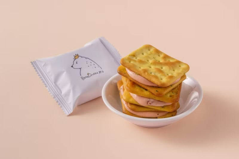 BearQueen-草莓牛奶蘇打牛軋餅 l 12pcs