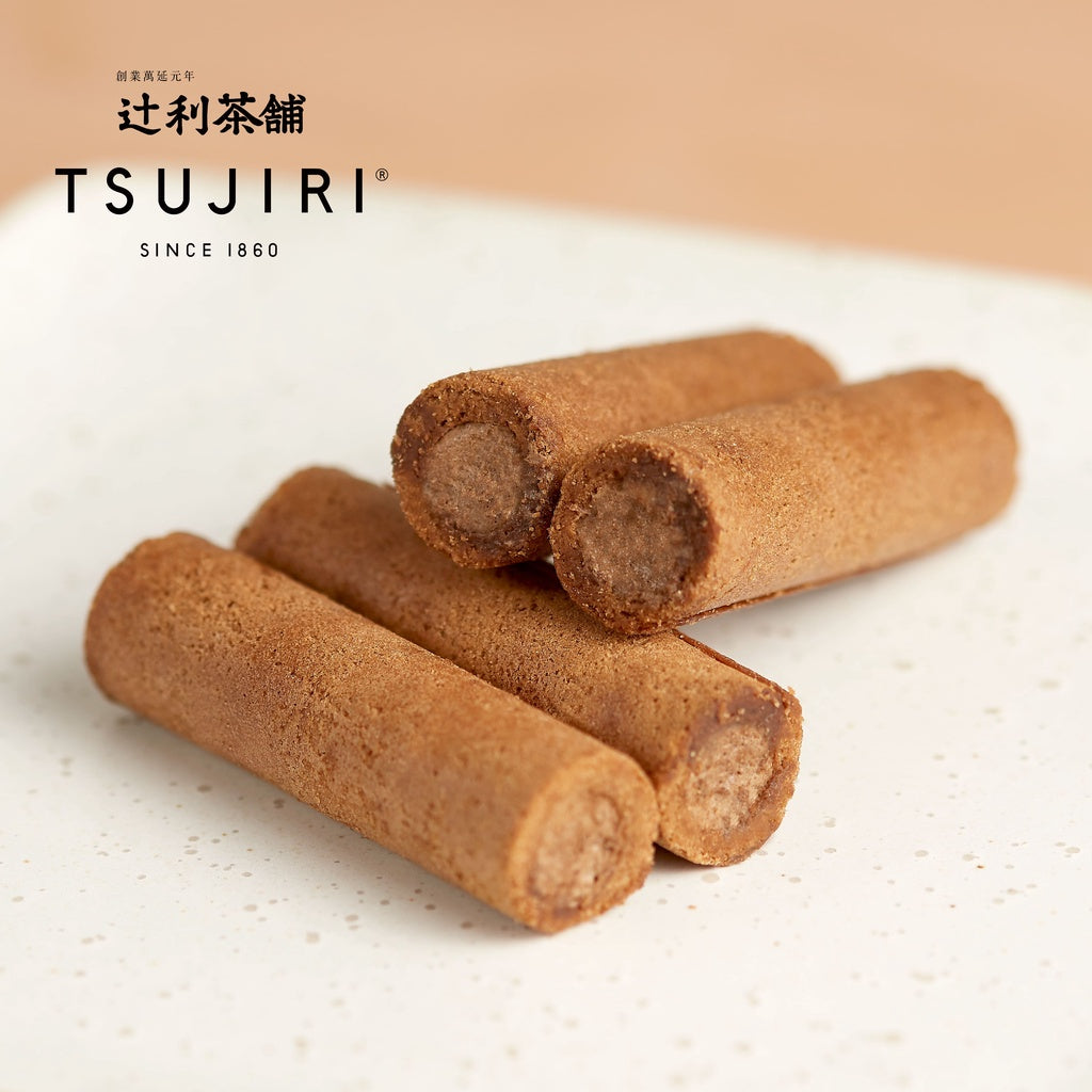 TSUJIRI® 辻利茶舖 辻利京茶花禮盒(茶葉捲心酥) |新年禮盒
