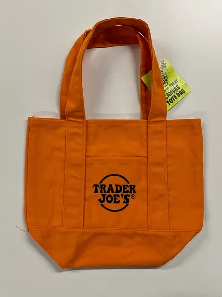 🆓🎁贈品(10.19.25)🎁下單贈品🎁Trader Joe‘s Trick-or-Treat Mini Canvas Tote Bags 顏色: 4️⃣選1️⃣