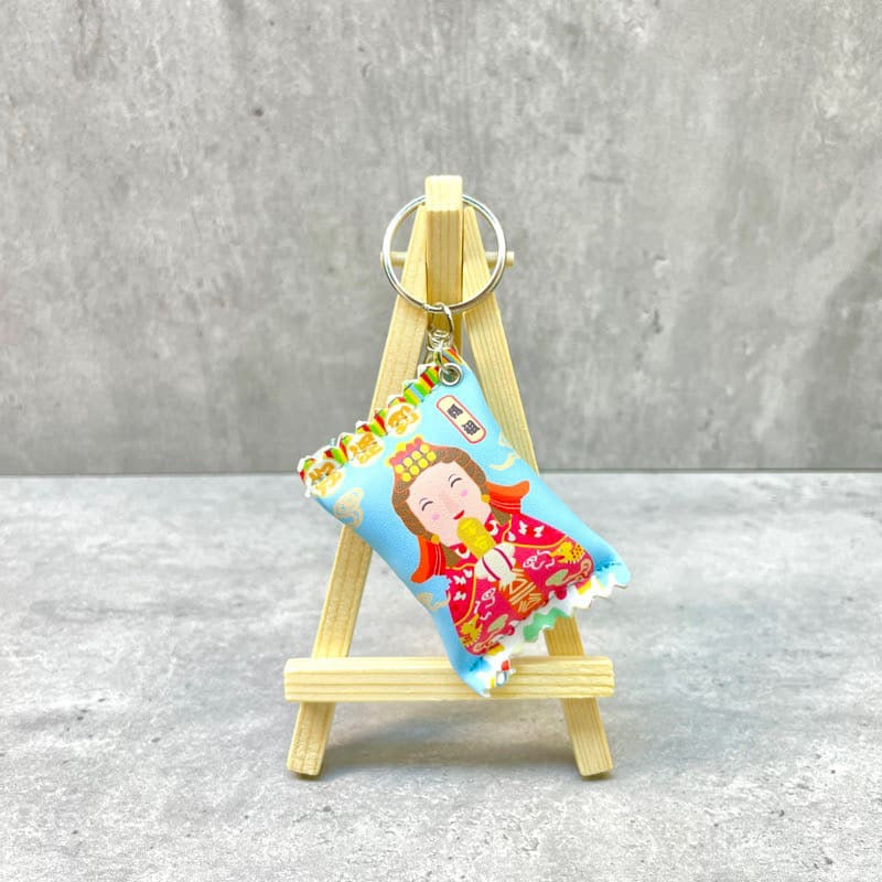 媽祖皮革鑰匙圈(1入)
