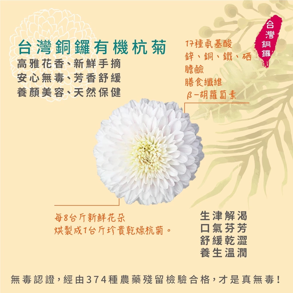八味養生鋪 無毒菊花系列