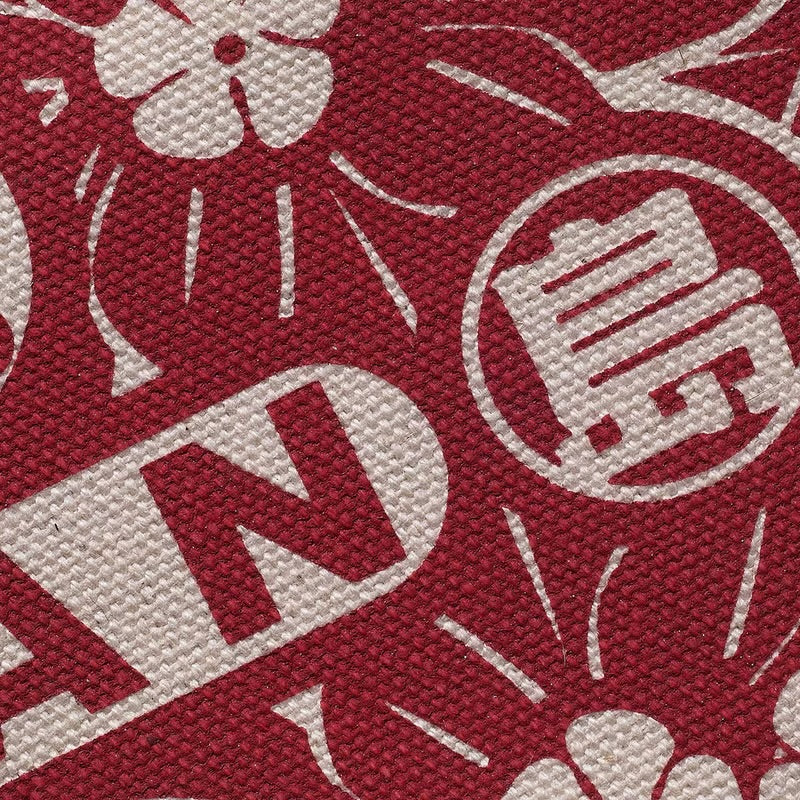 美麗寶島台灣滿花提袋 /紅