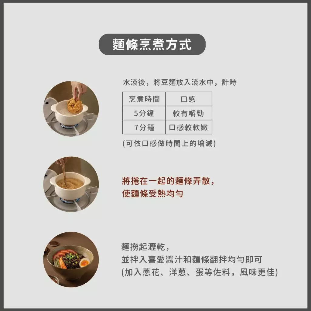 【豆研室】 無麩質黑豆麵(50g*6顆)