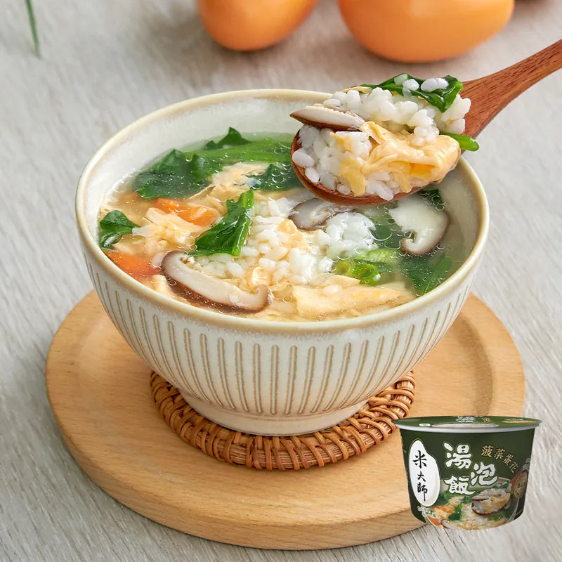 米大師 master mi 湯泡飯-菠菜蛋花 (12碗/箱)
