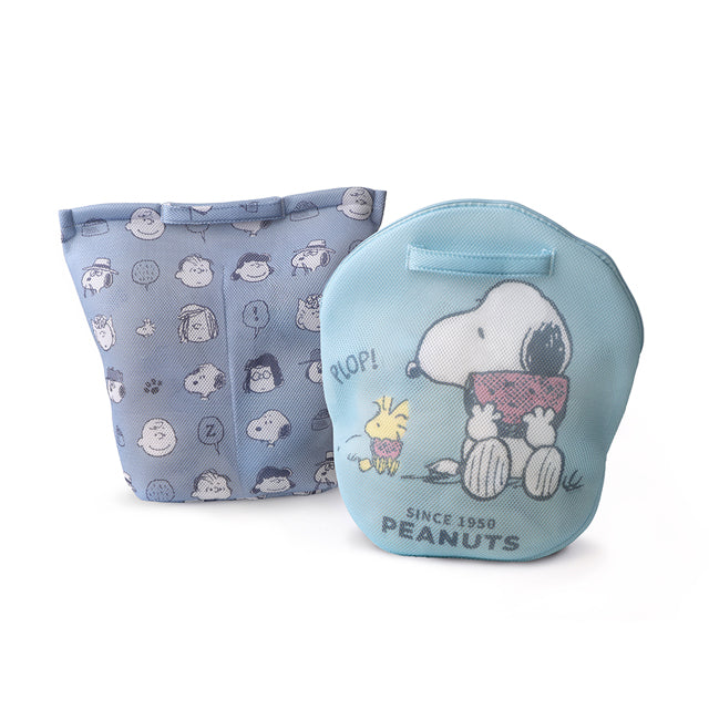 Norns Peanuts史努比手提洗衣袋- Norns Original Design Snoopy 分隔式洗衣袋大容量洗衣網(1入)
