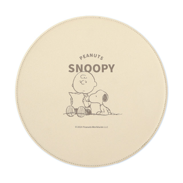 Norns Peanuts史努比皮革滑鼠墊 Norns Original Design Snoopy電腦滑鼠桌墊(1入)