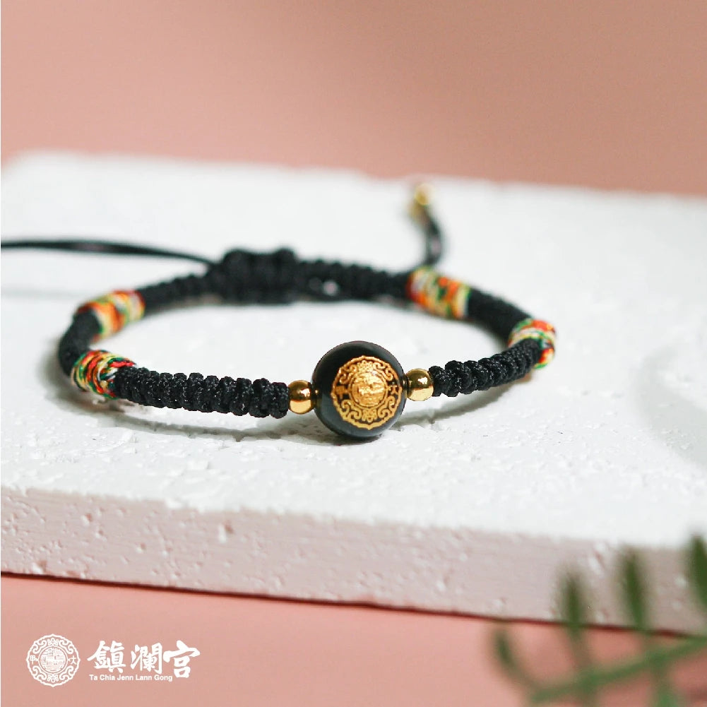 【鎮瀾宮×天后】避邪寶寶守護平安手繩|黑色(1入)