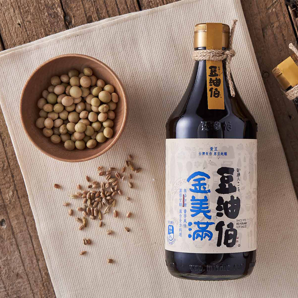 豆油伯|無添加糖金美滿釀造醬油 DYB Smile Naturally Brewed Soy Sauce(500ml)