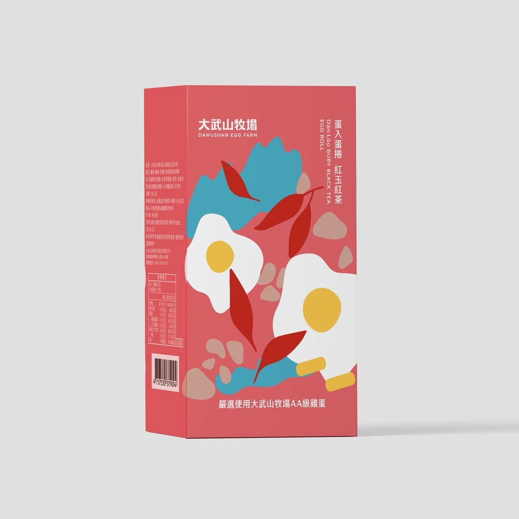 【大武山牧場】一口蛋捲 紅玉紅茶 (2包/盒 ,共18入)