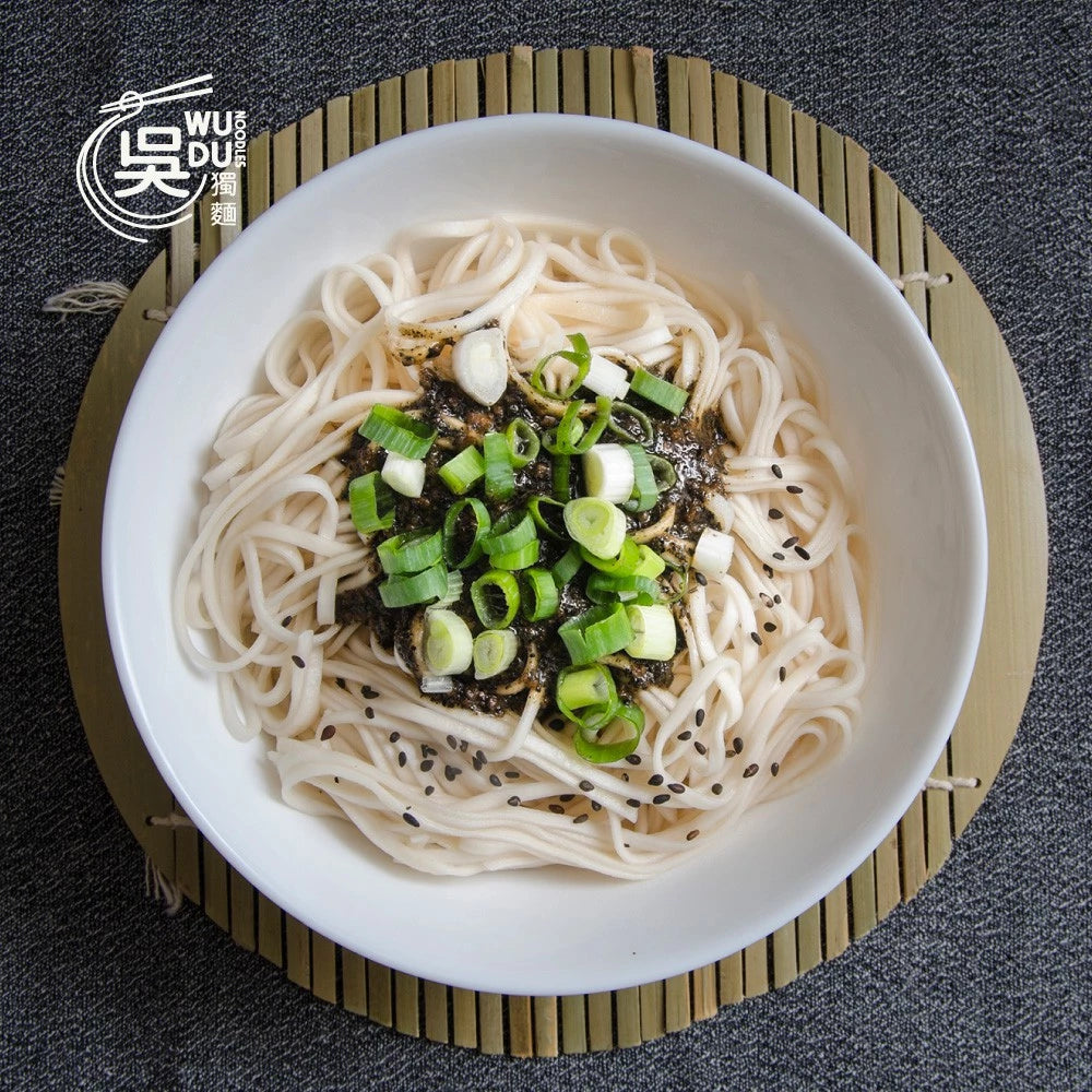 吳獨麵 (純素)原味米豆簽+黑芝麻醬-3包入(含醬)