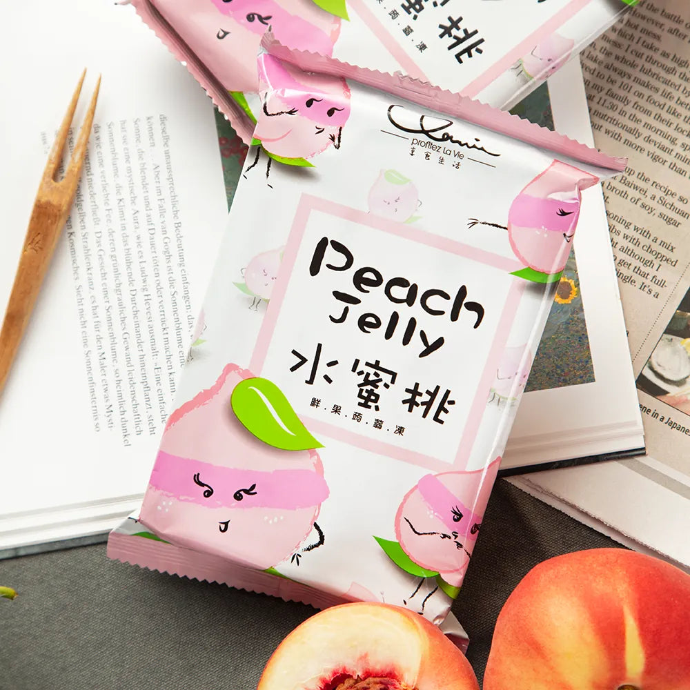 享食生活 鮮果蒟蒻凍-水蜜桃(170g*包)