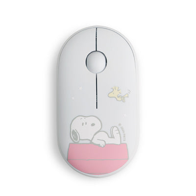 Norns Peanuts史努比三模無線藍牙滑鼠Norns Original Design Snoopy一鍵多工 輕鬆切換裝置(1入)