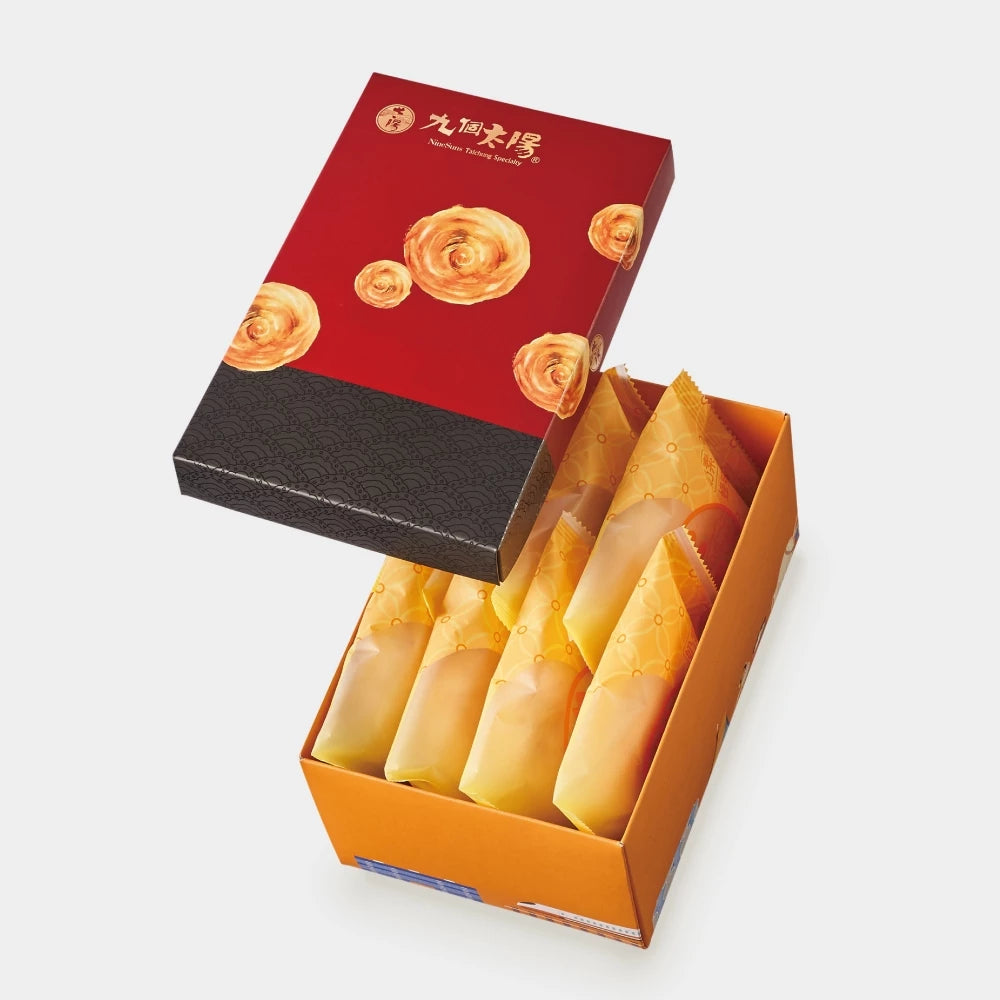 【九個太陽】冠軍蜂蜜太陽餅(金餅獎冠軍商品) (6入、8入、12入、20入)