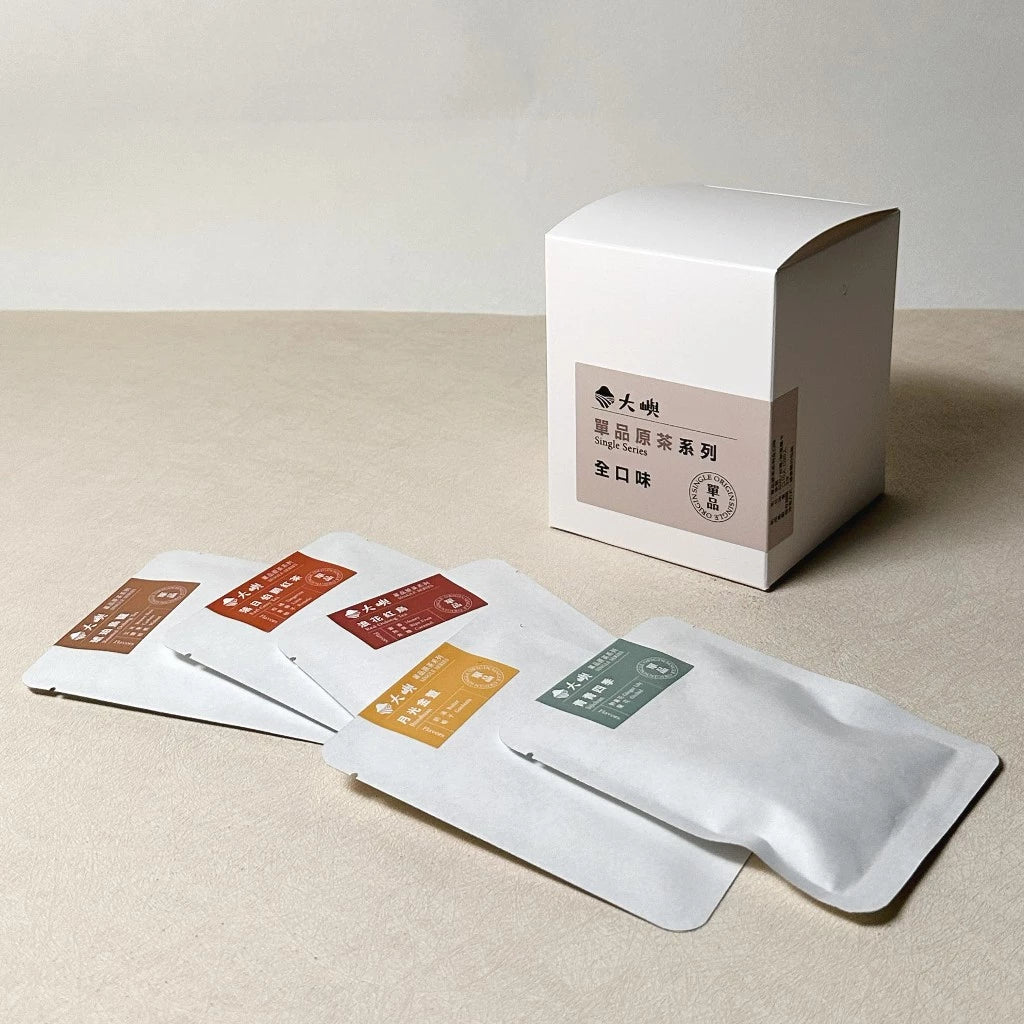 【大嶼-單品原茶系列】單品全口味體驗包(茶包10入/盒 )