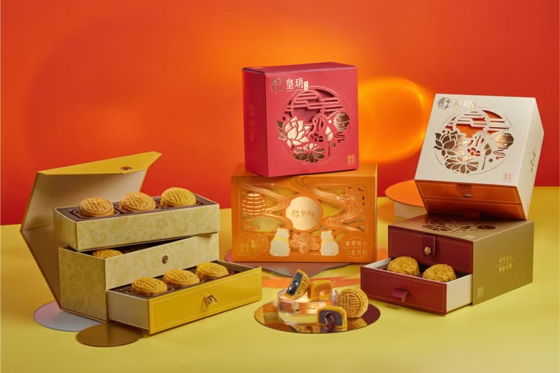 【香港皇玥】流心奶黃月餅禮盒(一盒8入)‼️預購商品: 09.08.25開始出貨‼️