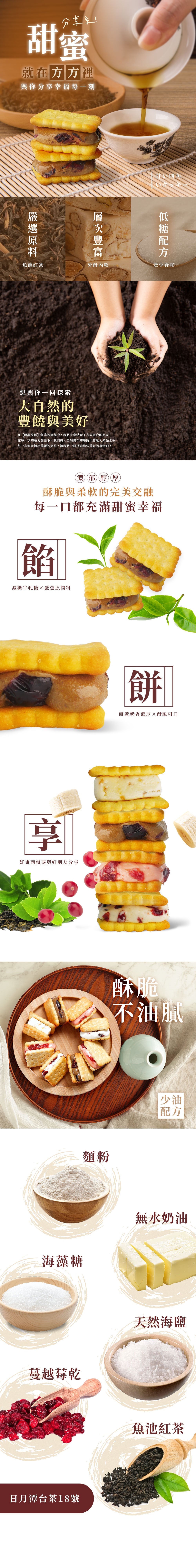 曉翮流域 方方甜心-紅茶蔓越莓16入