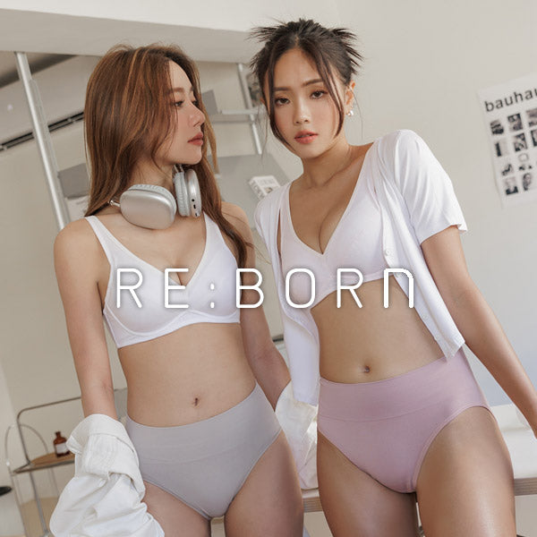 YURUBRA 啵啵奶昔。棉質軟鋼圈二排釦內衣 B.C罩