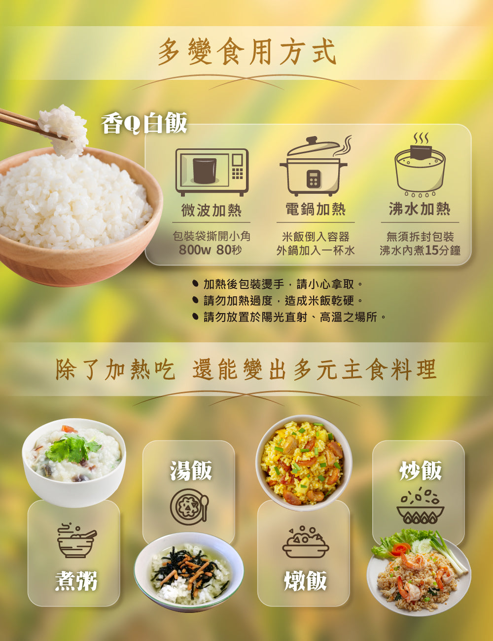 米大師 master mi 常溫熟飯-稻香白飯 (180g/包)