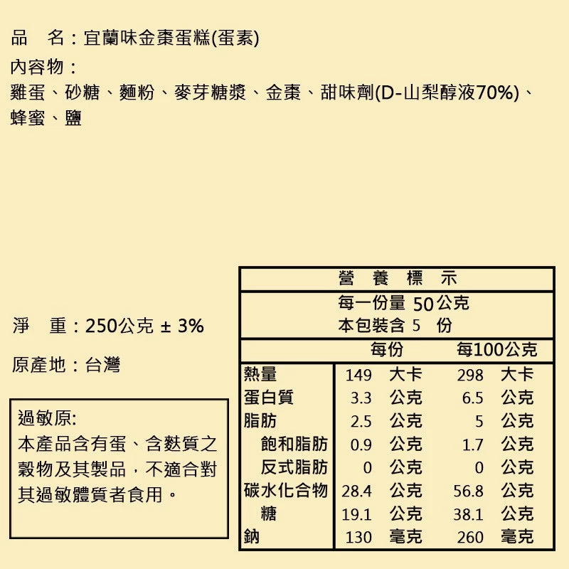 【亞典菓子工場】宜蘭味禮盒-長崎+金棗
