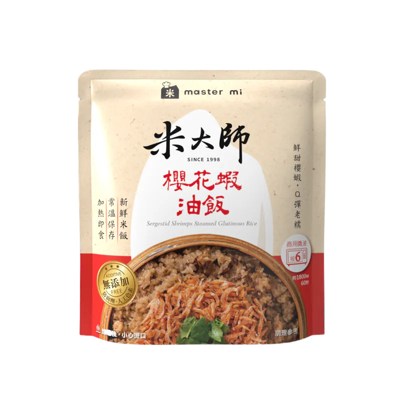 米大師 master mi 櫻花蝦油飯(220g*包)