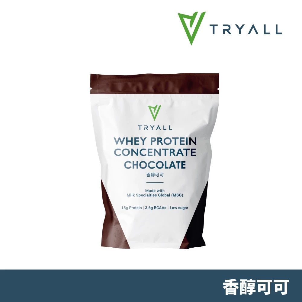 TRYALL 濃縮乳清蛋白粉 500g/袋 口味任選 濃縮/分離 乳清 蛋白 健身(500g*包)
