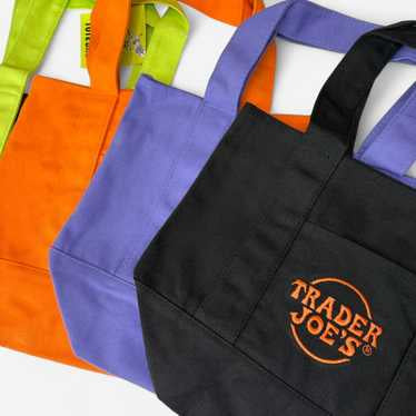 🆓🎁贈品(10.19.25)🎁下單贈品🎁Trader Joe‘s Trick-or-Treat Mini Canvas Tote Bags 顏色: 4️⃣選1️⃣