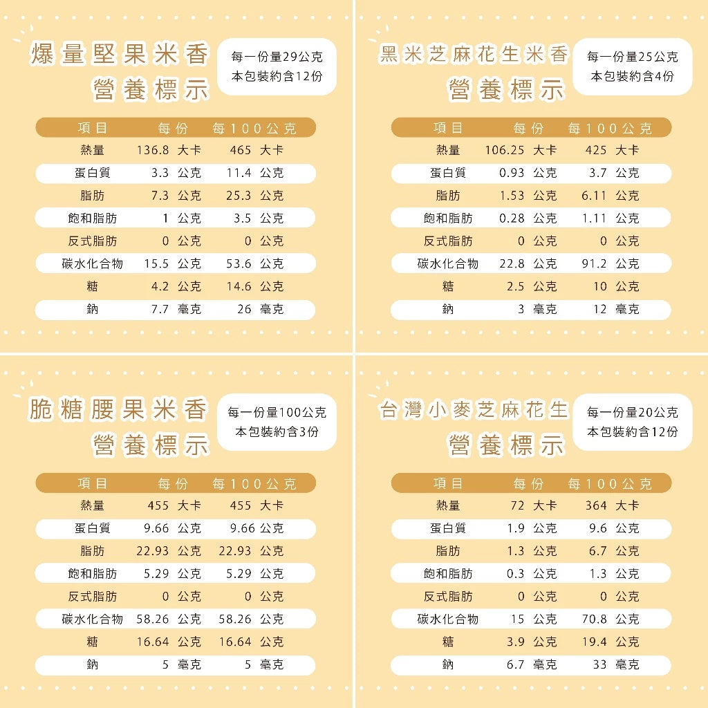 【 展榮商號 爆米香 】純手工米香 使用冷壓橄欖油