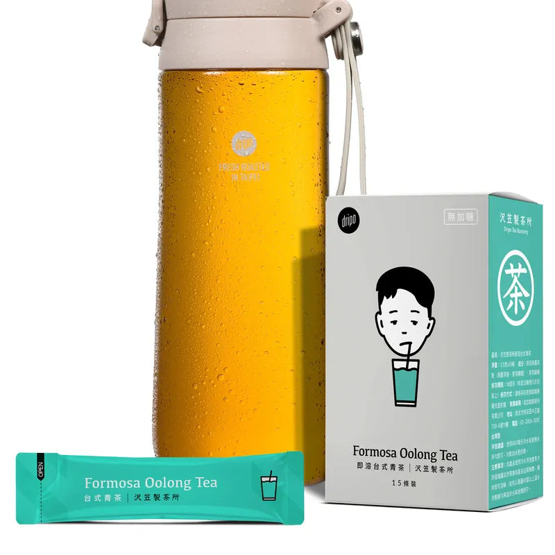 沢笠製茶所|即溶茶飲無加糖系列|手搖杯適用 Dripo Hand Shake Tea Set