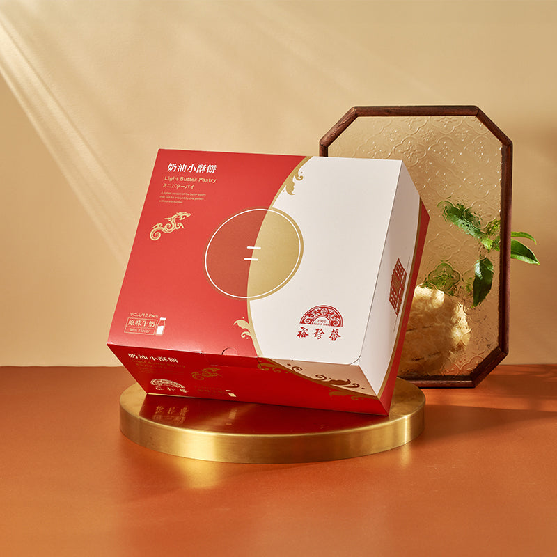 裕珍馨 奶油小酥餅 牛奶 YJS Light Butter Pastry-Milk (6入 / 12入*盒)