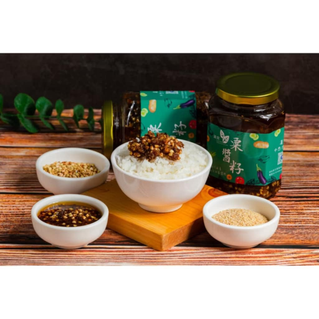 【蓮鋐中西式素食】 蓮鋐粟醬仔 蕎麥 小麥 胚芽 完美組合(360ml*罐)
