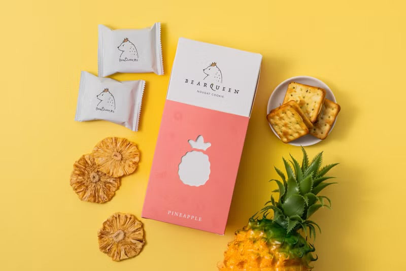 BearQueen - 鳳梨蘇打牛軋餅 | 8 pcs