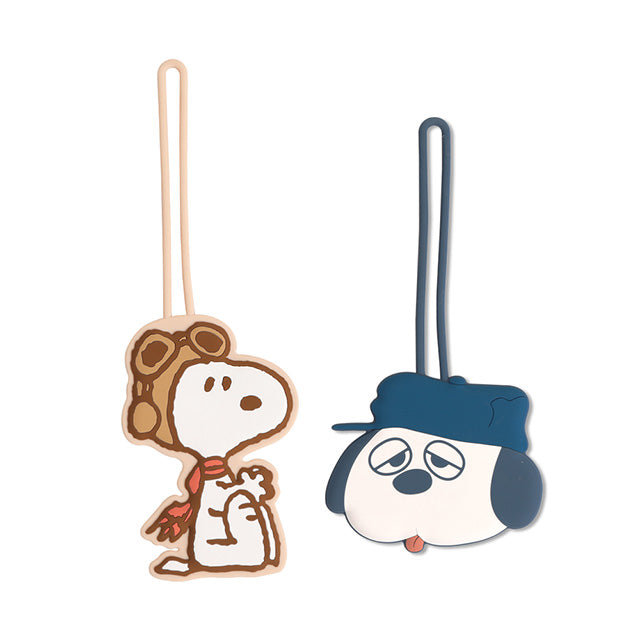 Norns Peanuts史努比矽膠行李吊牌 Norns Original Design Snoopy Olaf行李箱掛牌 綁帶 旅行配件(1入)