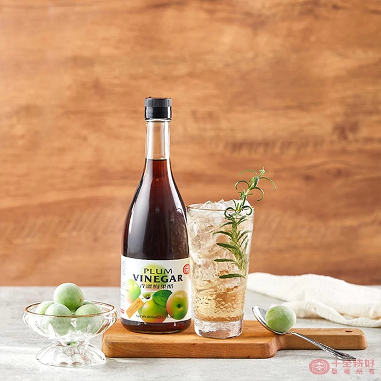 十全 濃縮水果醋禮盒600ml(2入/組) 青梅+蜜桃