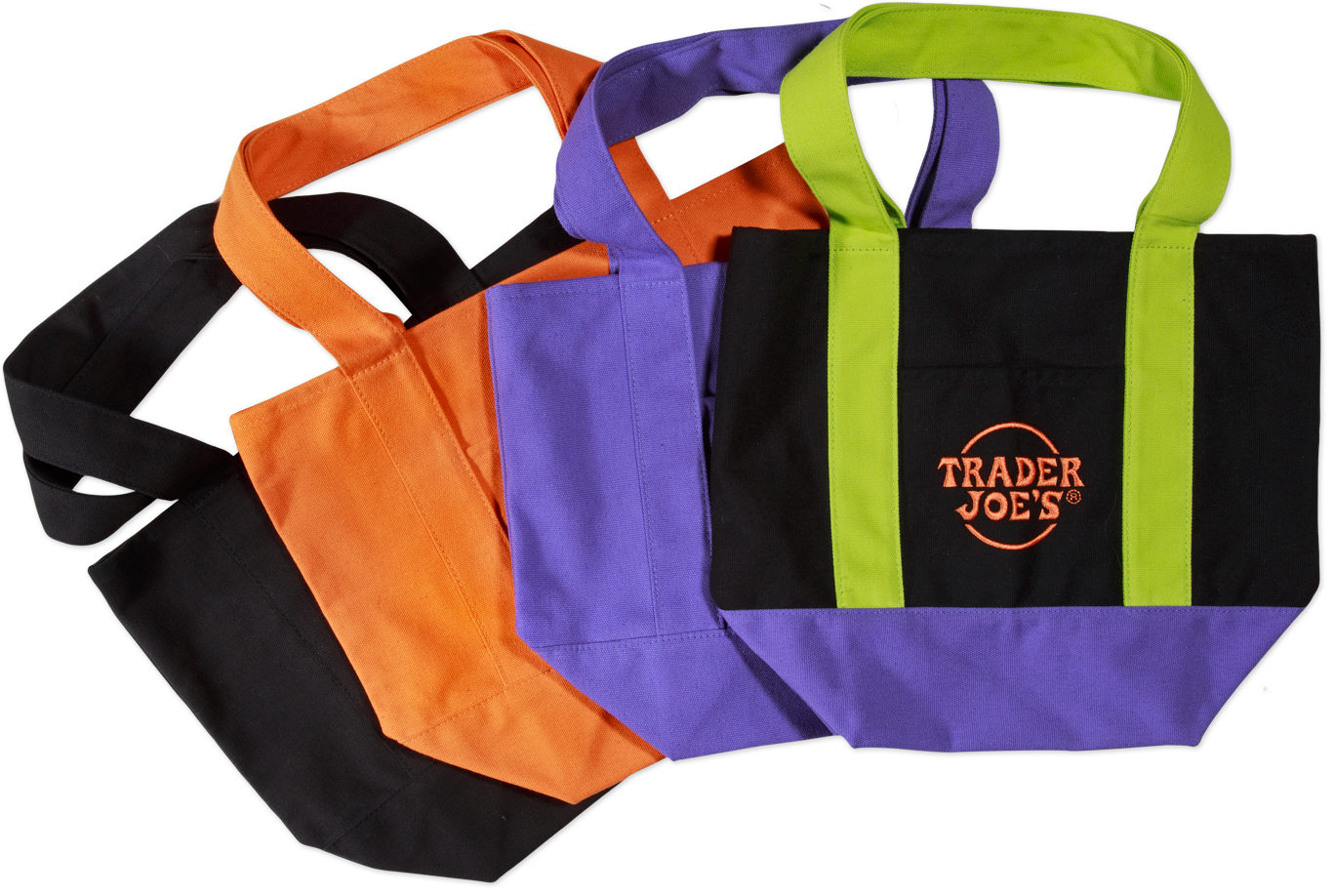🆓🎁贈品(10.19.25)🎁下單贈品🎁Trader Joe‘s Trick-or-Treat Mini Canvas Tote Bags 顏色: 4️⃣選1️⃣