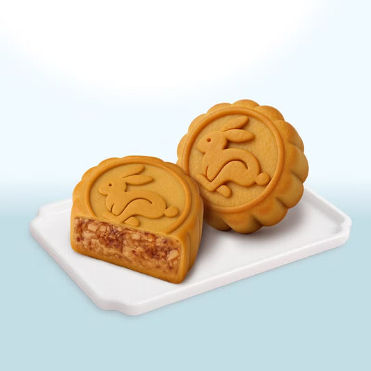 【中秋禮盒】純素經典五仁迷你月餅(四件裝) MeCakeKi 咪曲奇