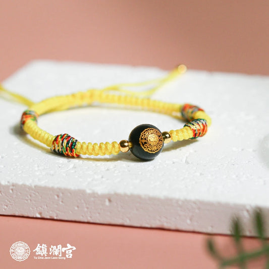 【鎮瀾宮×天后】好運平安寶寶守護平安手繩｜黃色(1入)