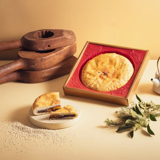 淡水新建成 麻糬紅豆蛋黃 (12兩)