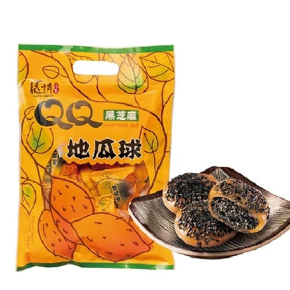 【龍情】QQ地瓜球-黑芝麻口味(300g*包)