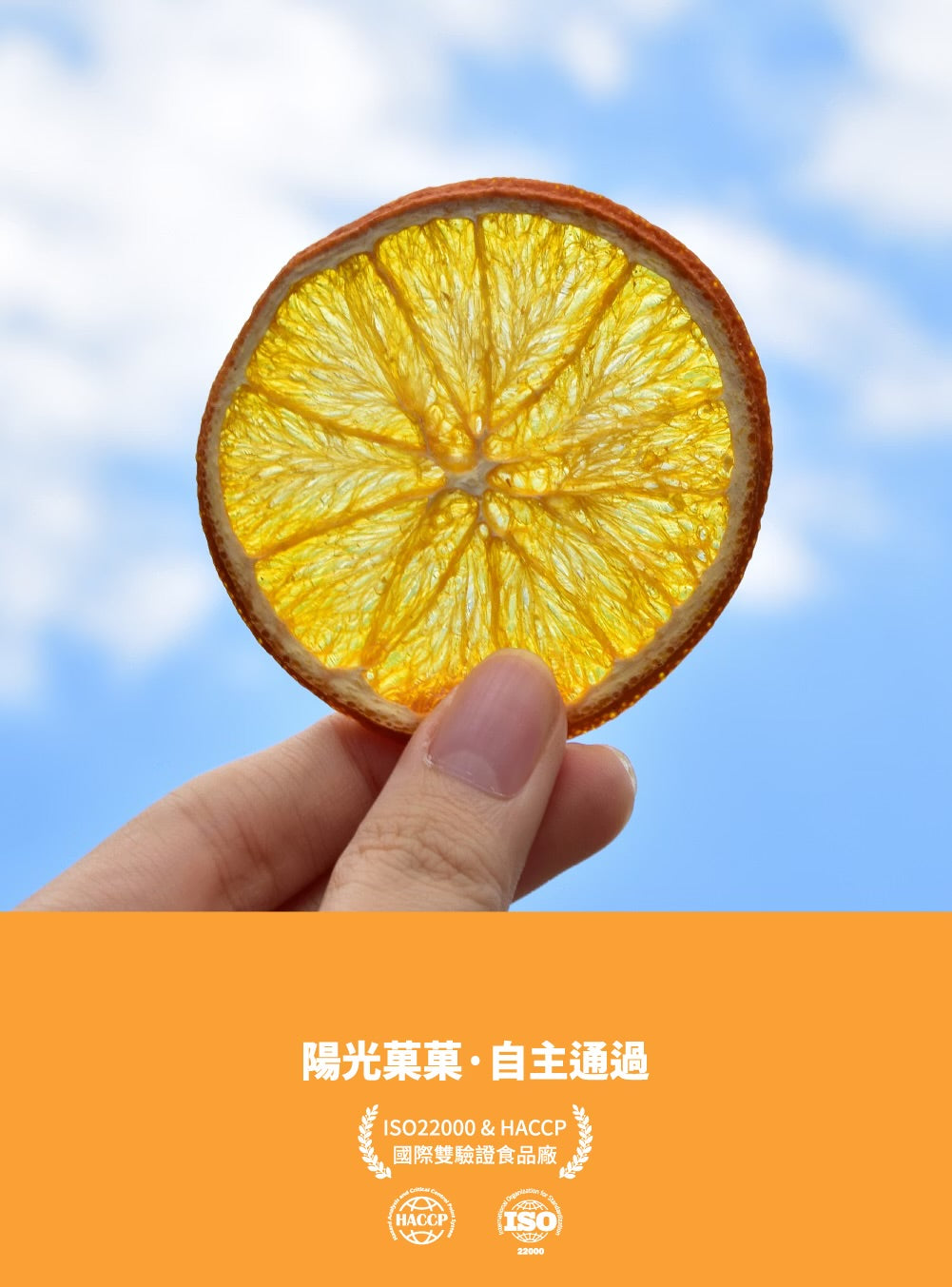 陽光菓菓 零添加｜香橙片