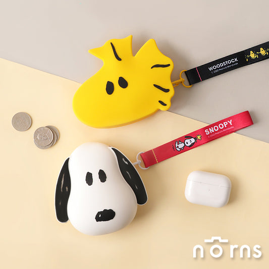 Norns Peanuts史努比矽膠零錢包- Norns Original Design Snoopy正版授權 糊塗塔克 附手腕帶(1入)