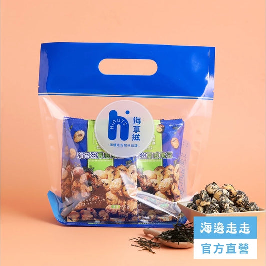 【HiNUTS 海拿滋】海苔滋夏威夷豆(袋裝) / 6包入